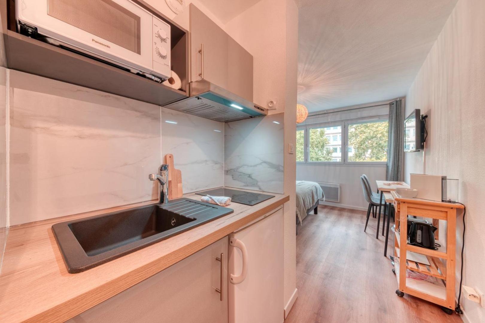 Guestready - Superbe Studio Part Dieu Appartement Lyon Buitenkant foto